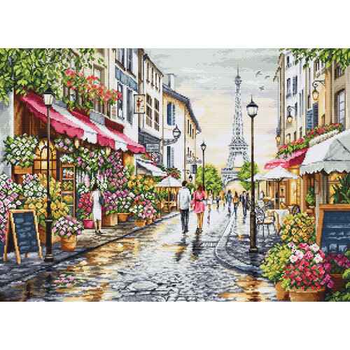 Luca-S Borduurpakket Paris Flower Shop - Luca-S Luca-S Borduurpakket Paris Flower Shop - Luca-S