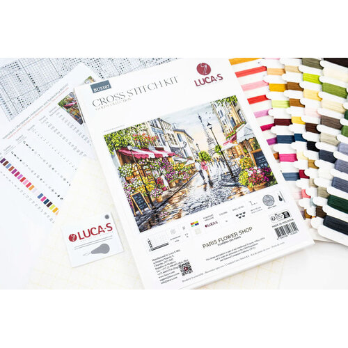Luca-S Borduurpakket Paris Flower Shop - Luca-S Luca-S Borduurpakket Paris Flower Shop - Luca-S