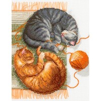 Borduurpakket Cats and Threads - Aine