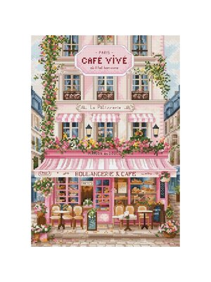 Leti Stitch Borduurpakket Sweet Parisian Street - Leti Stitch