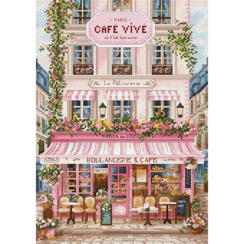 Leti Stitch Borduurpakket Sweet Parisian Street - Leti Stitch
