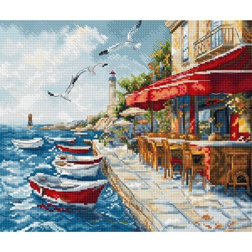 Leti Stitch Borduurpakket Harbor Breeze - Leti Stitch Leti Stitch Borduurpakket Harbor Breeze - Leti Stitch