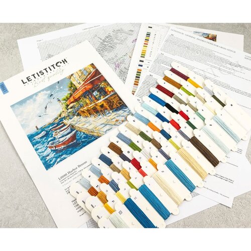 Leti Stitch Borduurpakket Harbor Breeze - Leti Stitch Leti Stitch Borduurpakket Harbor Breeze - Leti Stitch