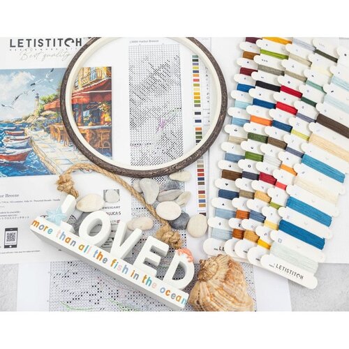 Leti Stitch Borduurpakket Harbor Breeze - Leti Stitch Leti Stitch Borduurpakket Harbor Breeze - Leti Stitch