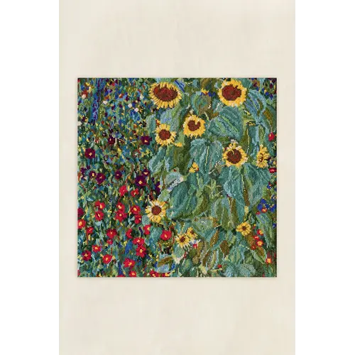DMC DMC Kruissteekpakket Museum Collectie - Gustav Klimt - Farm garden with sunflowers DMC DMC Kruissteekpakket Museum Collectie - Gustav Klimt - Farm garden with sunflowers