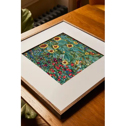 DMC DMC Kruissteekpakket Museum Collectie - Gustav Klimt - Farm garden with sunflowers DMC DMC Kruissteekpakket Museum Collectie - Gustav Klimt - Farm garden with sunflowers