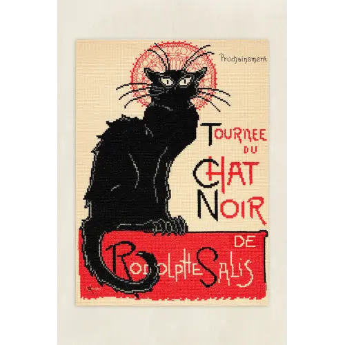 DMC DMC Kruissteekpakket Museum Collectie - Steinlen- Tour of the Black Cat DMC DMC Kruissteekpakket Museum Collectie - Steinlen- Tour of the Black Cat