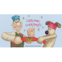 Borduurpakket Wallace & Gromit - Cracking Christmas! - Bothy Threads