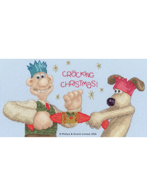 Bothy Threads Borduurpakket Wallace & Gromit - Cracking Christmas! - Bothy Threads Bothy Threads Borduurpakket Wallace & Gromit - Cracking Christmas! - Bothy Threads