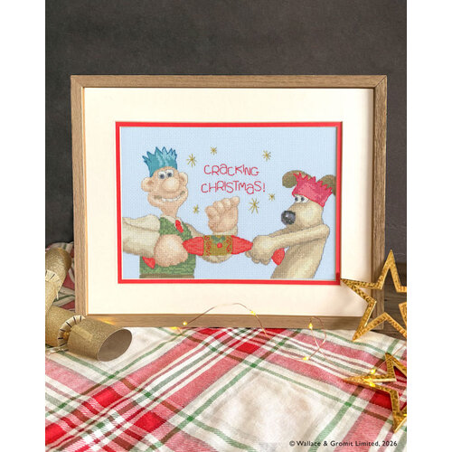 Bothy Threads Borduurpakket Wallace & Gromit - Cracking Christmas! - Bothy Threads Bothy Threads Borduurpakket Wallace & Gromit - Cracking Christmas! - Bothy Threads