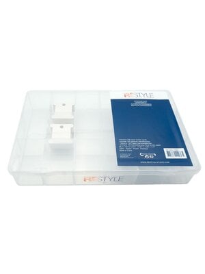 Restyle Moulinebox Opbergbox Restyle - Groot 17-vaks incl. 100 papieren wikkelkaartjes