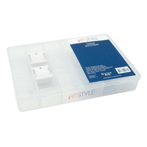 Restyle Moulinebox Opbergbox Restyle - Groot 17-vaks incl. 100 papieren wikkelkaartjes