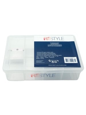 Restyle Moulinebox Opbergbox Restyle - Klein 7-vaks - incl. 25 papieren wikkelkaartjes