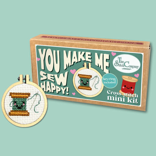 The Crafty Kit Company Borduurpakket Matchbox The Stitch Company - The Crafty Kit Company