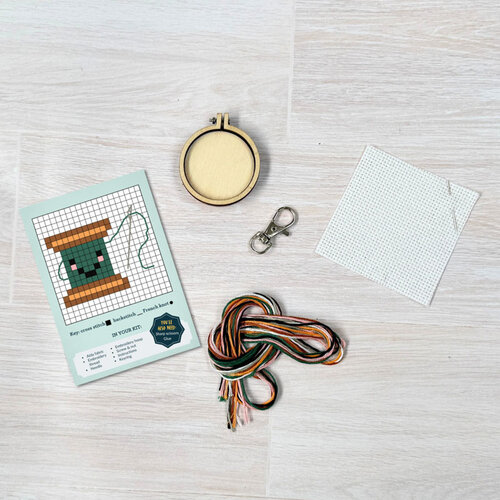 The Crafty Kit Company Borduurpakket Matchbox The Stitch Company - The Crafty Kit Company