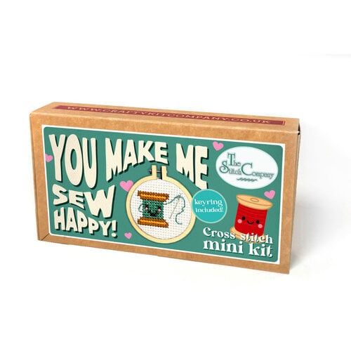 The Crafty Kit Company Borduurpakket Matchbox The Stitch Company - The Crafty Kit Company