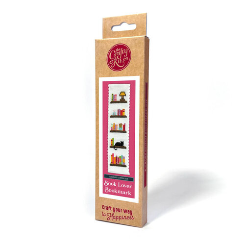The Crafty Kit Company Borduurpakket Bookmark Book Lover - The Crafty Kit Company