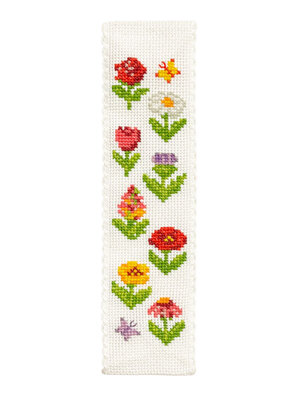 The Crafty Kit Company - Borduurpakket Boekenlegger Cottage Garden - The Crafty Kit Company The Crafty Kit Company - Borduurpakket Boekenlegger Cottage Garden - The Crafty Kit Company