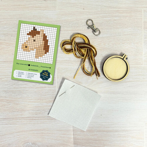 The Crafty Kit Company Borduurpakket Matchbox Pony Love Forever - The Crafty Kit Company