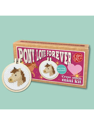 The Crafty Kit Company Borduurpakket Matchbox Pony Love Forever - The Crafty Kit Company