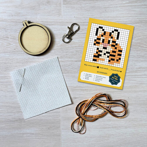 The Crafty Kit Company Borduurpakket Matchbox You're Grrreat - The Crafty Kit Company