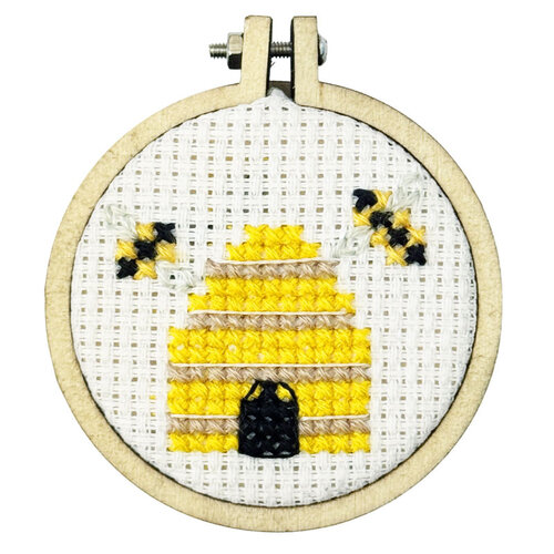 The Crafty Kit Company Borduurpakket Matchbox Sweeter than Honey - The Crafty Kit Company
