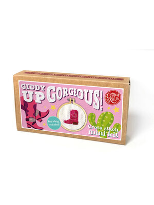 The Crafty Kit Company Borduurpakket Matchbox Giddy up Gorgeous - The Crafty Kit Company