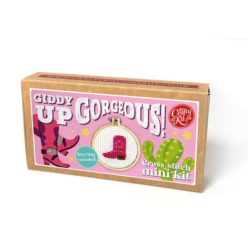 The Crafty Kit Company Borduurpakket Matchbox Giddy up Gorgeous - The Crafty Kit Company