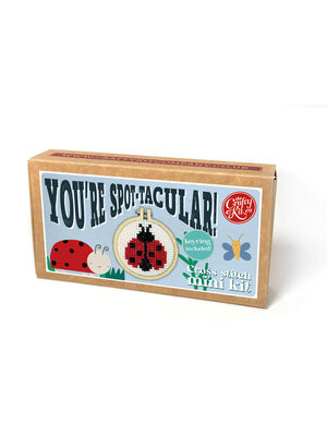 The Crafty Kit Company Borduurpakket Matchbox You're Spot-tacular! - The Crafty Kit Company