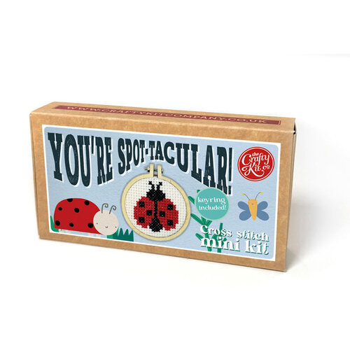 The Crafty Kit Company Borduurpakket Matchbox You're Spot-tacular! - The Crafty Kit Company