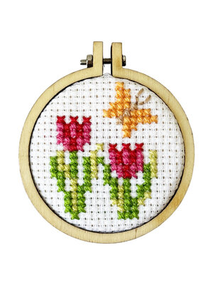 The Crafty Kit Company -  Borduurpakket Matchbox You Grow Girl! - The Crafty Kit Company