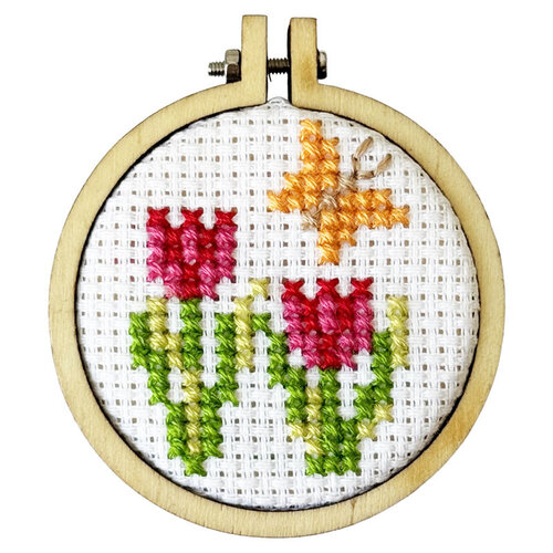 The Crafty Kit Company Borduurpakket Matchbox You Grow Girl! - The Crafty Kit Company