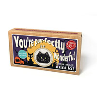 Borduurpakket Matchbox You're Purr-fectly Wonderful - The Crafty Kit Company