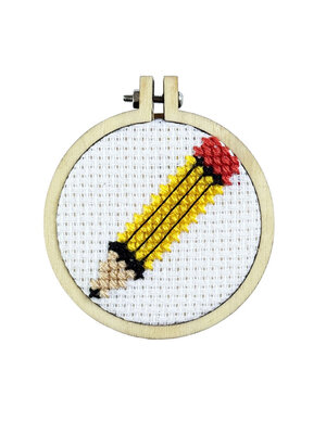 The Crafty Kit Company -  Borduurpakket Matchbox Thank you Teacher! - The Crafty Kit Company