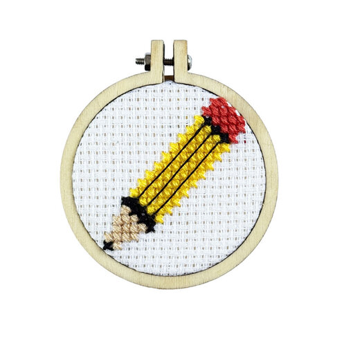 The Crafty Kit Company Borduurpakket Matchbox Thank you Teacher! - The Crafty Kit Company