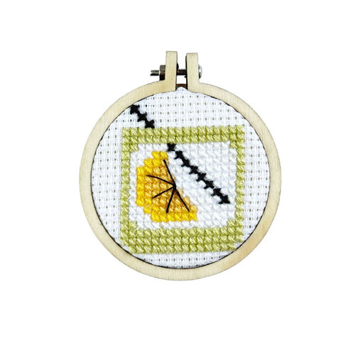 The Crafty Kit Company Borduurpakket Matchbox It's Gin o'Clock - The Crafty Kit Company