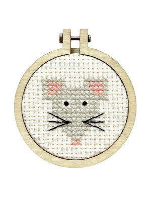 The Crafty Kit Company - Borduurpakket Matchbox Have a Mice day! - The Crafty Kit Company The Crafty Kit Company - Borduurpakket Matchbox Have a Mice day! - The Crafty Kit Company