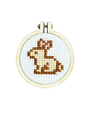 The Crafty Kit Company - Borduurpakket Matchbox Hoppy Easter (Bunny) - The Crafty Kit Company The Crafty Kit Company - Borduurpakket Matchbox Hoppy Easter (Bunny) - The Crafty Kit Company