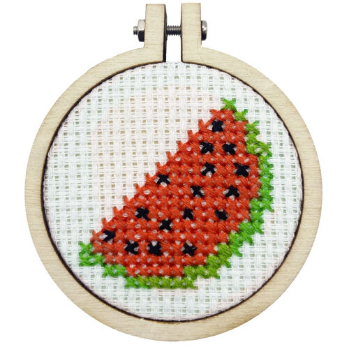 The Crafty Kit Company Borduurpakket Matchbox You're One in a Melon - The Crafty Kit Company The Crafty Kit Company Borduurpakket Matchbox You're One in a Melon - The Crafty Kit Company