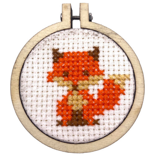 The Crafty Kit Company Borduurpakket Matchbox For Fox Sake! - The Crafty Kit Company The Crafty Kit Company Borduurpakket Matchbox For Fox Sake! - The Crafty Kit Company