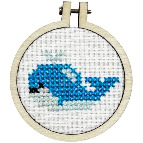 The Crafty Kit Company Borduurpakket Matchbox Have a Whale of a Time - The Crafty Kit Company The Crafty Kit Company Borduurpakket Matchbox Have a Whale of a Time - The Crafty Kit Company