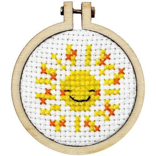 The Crafty Kit Company Borduurpakket Matchbox You are my Sunshine - The Crafty Kit Company