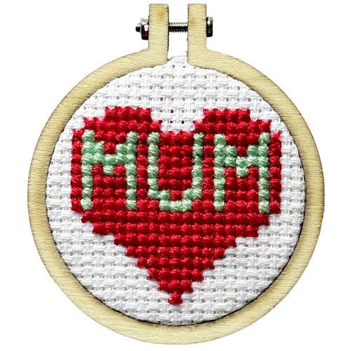 The Crafty Kit Company Borduurpakket Matchbox Happy Mother's Day (Heart) - The Crafty Kit Company The Crafty Kit Company Borduurpakket Matchbox Happy Mother's Day (Heart) - The Crafty Kit Company
