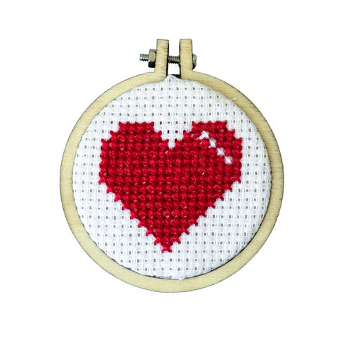 The Crafty Kit Company Borduurpakket Matchbox Be My Valentine - The Crafty Kit Company The Crafty Kit Company Borduurpakket Matchbox Be My Valentine - The Crafty Kit Company