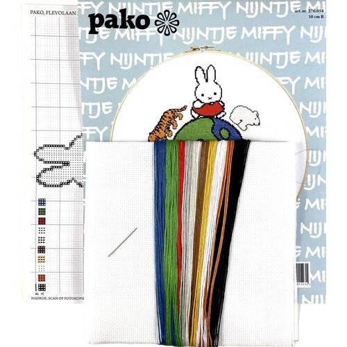 Pako Borduurpakket Nijntje Wereld - PAKO Pako Borduurpakket Nijntje Wereld - PAKO