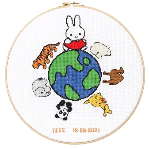 Pako Borduurpakket Nijntje Wereld - PAKO Pako Borduurpakket Nijntje Wereld - PAKO