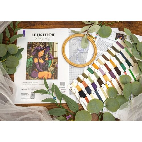 Leti Stitch Borduurpakket Familiar's Favorite - Leti Stitch Leti Stitch Borduurpakket Familiar's Favorite - Leti Stitch