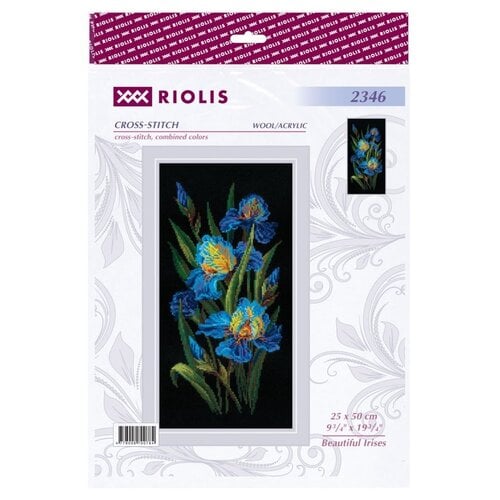 RIOLIS Borduurpakket Beatuful Irises - RIOLIS RIOLIS Borduurpakket Beatuful Irises - RIOLIS