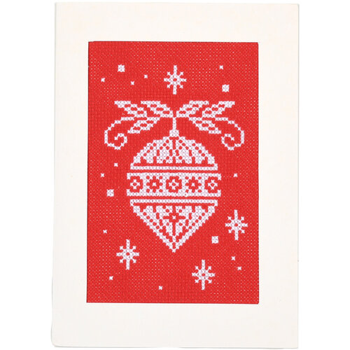 Vervaco Wenskaart kit Kerst set van 3 Vervaco Wenskaart kit Kerst set van 3