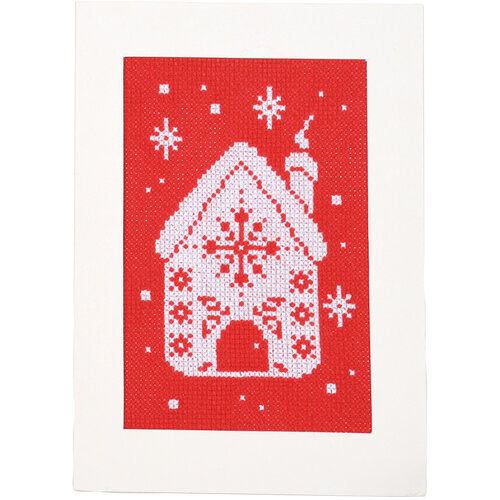 Vervaco Wenskaart kit Kerst set van 3 Vervaco Wenskaart kit Kerst set van 3